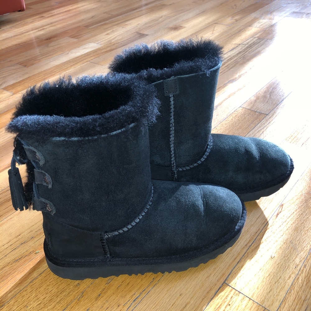 Kids black uggs